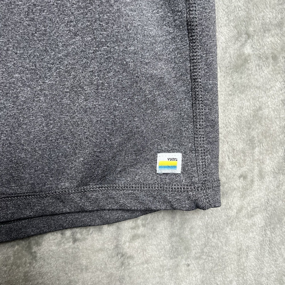 Vuori "V" Cycled Board Shorts 33 Gray Trainer Performance Hybrid Stretch Unlined - Picture 2 of 8